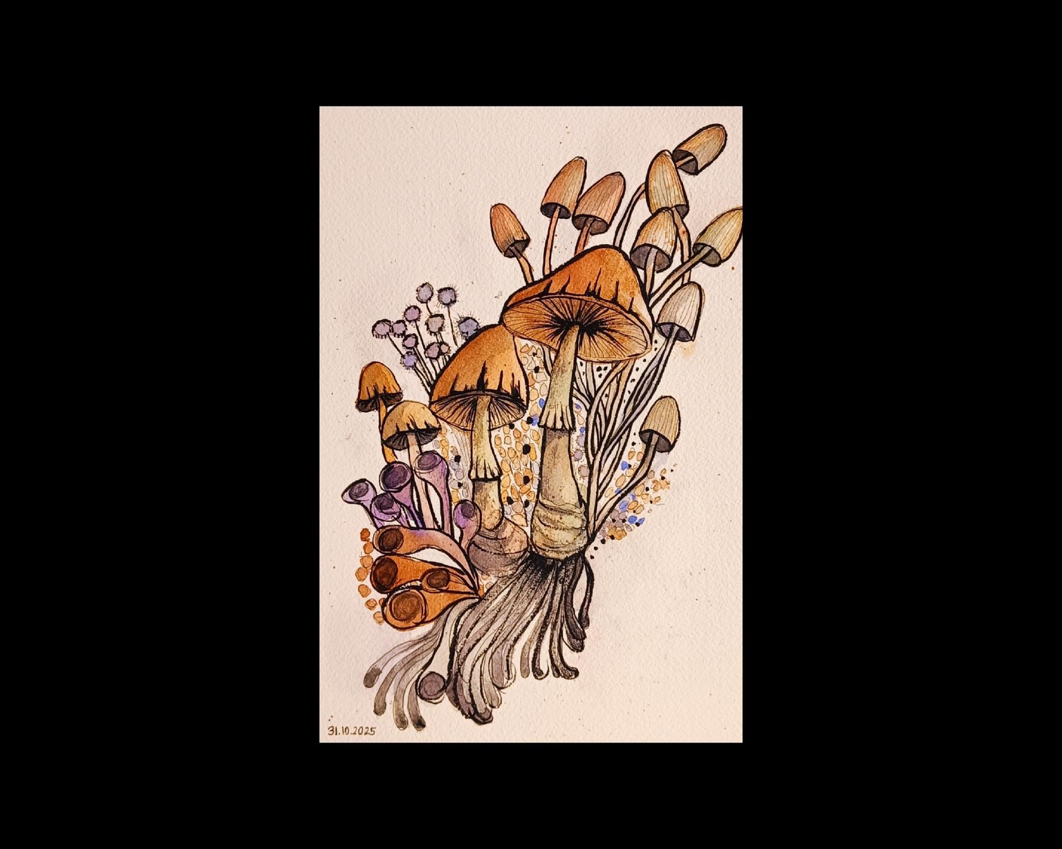 Aquarellübung - Pilze 🍄 - image 1 - student project