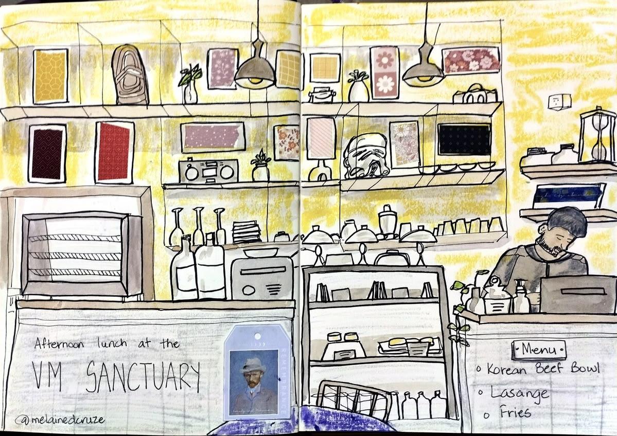 Urban Sketching - image 2 - student project