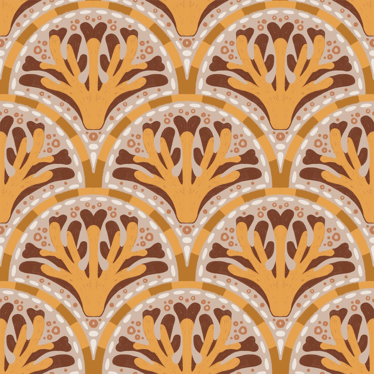 Scallop repeated pattern - image 1 - student project