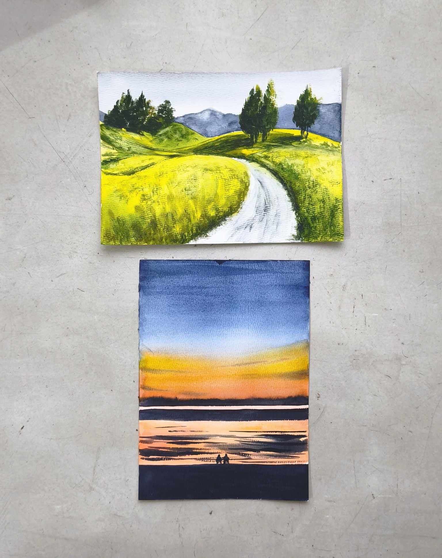 Watercolor Landscapes in 3 Simple Rules - image 5 - student project