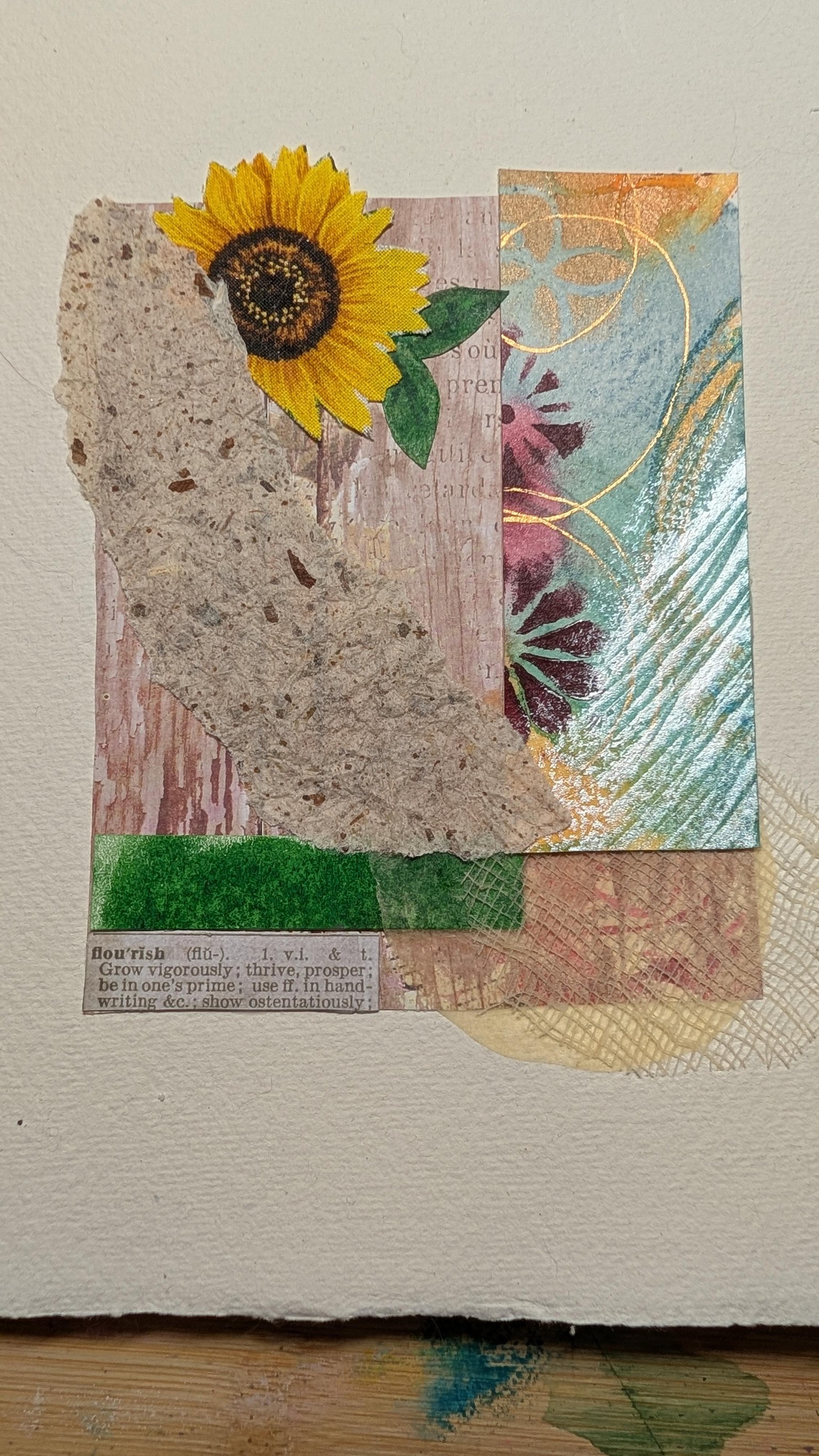 Creative Collage using Bits, Scraps and Leftover Art - image 2 - student project