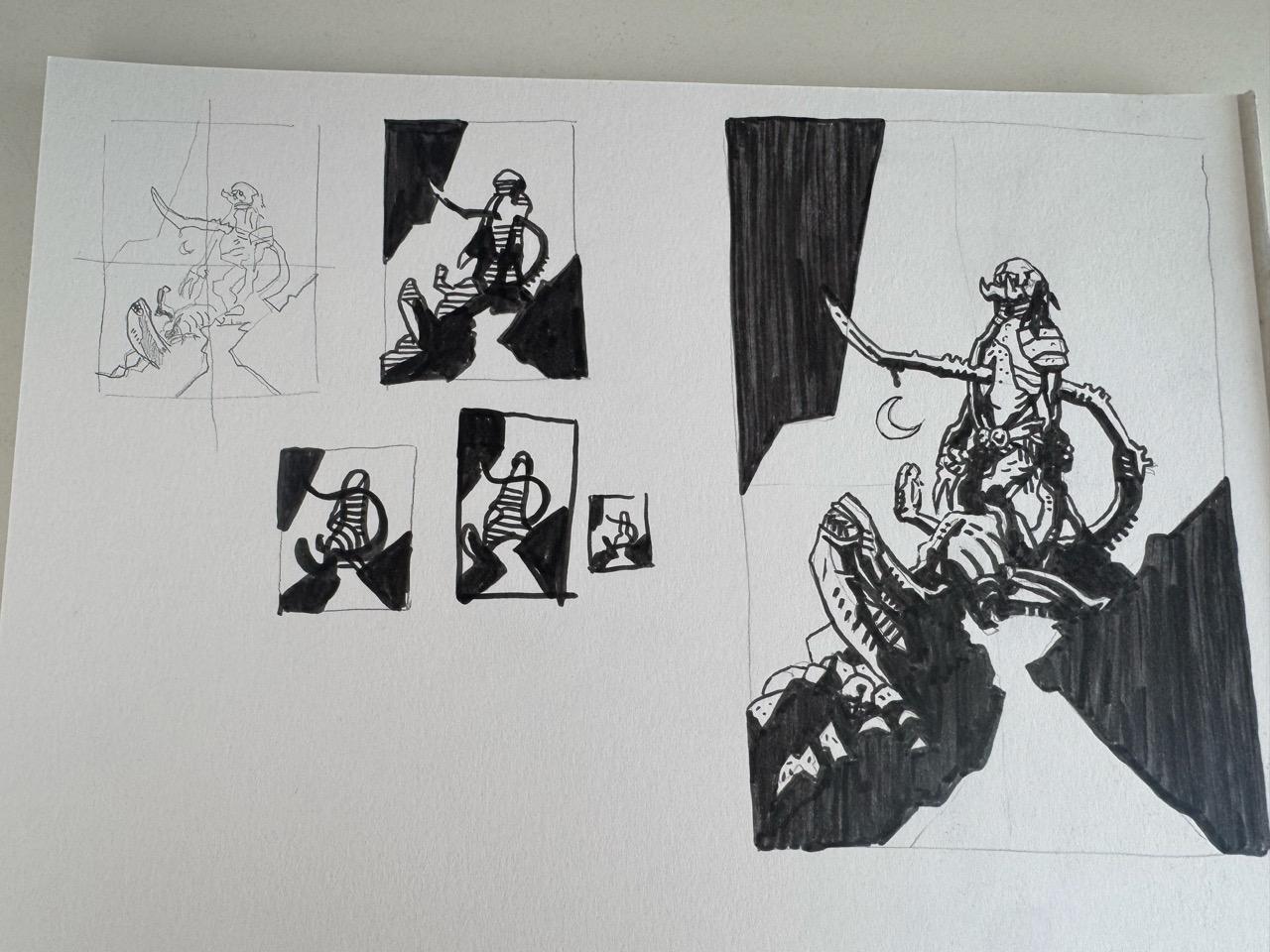 Mike Mignola - Alien v Predator - image 1 - student project