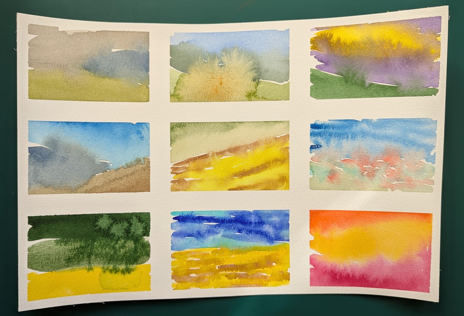 Simplified Watercolour Landscapes - image 1 - student project