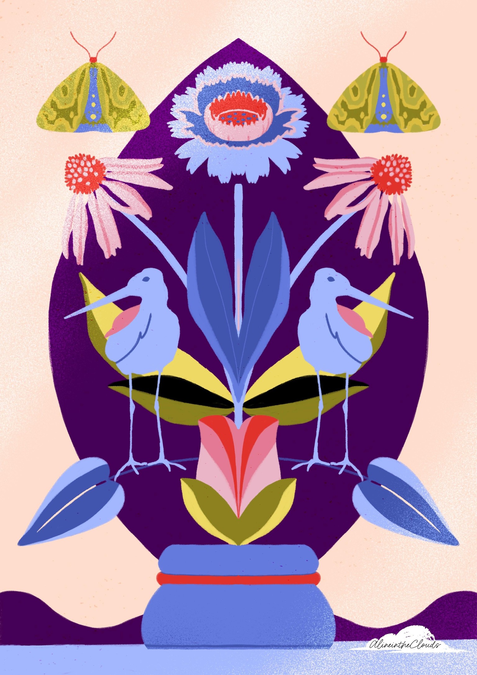 Floral poster - image 2 - student project