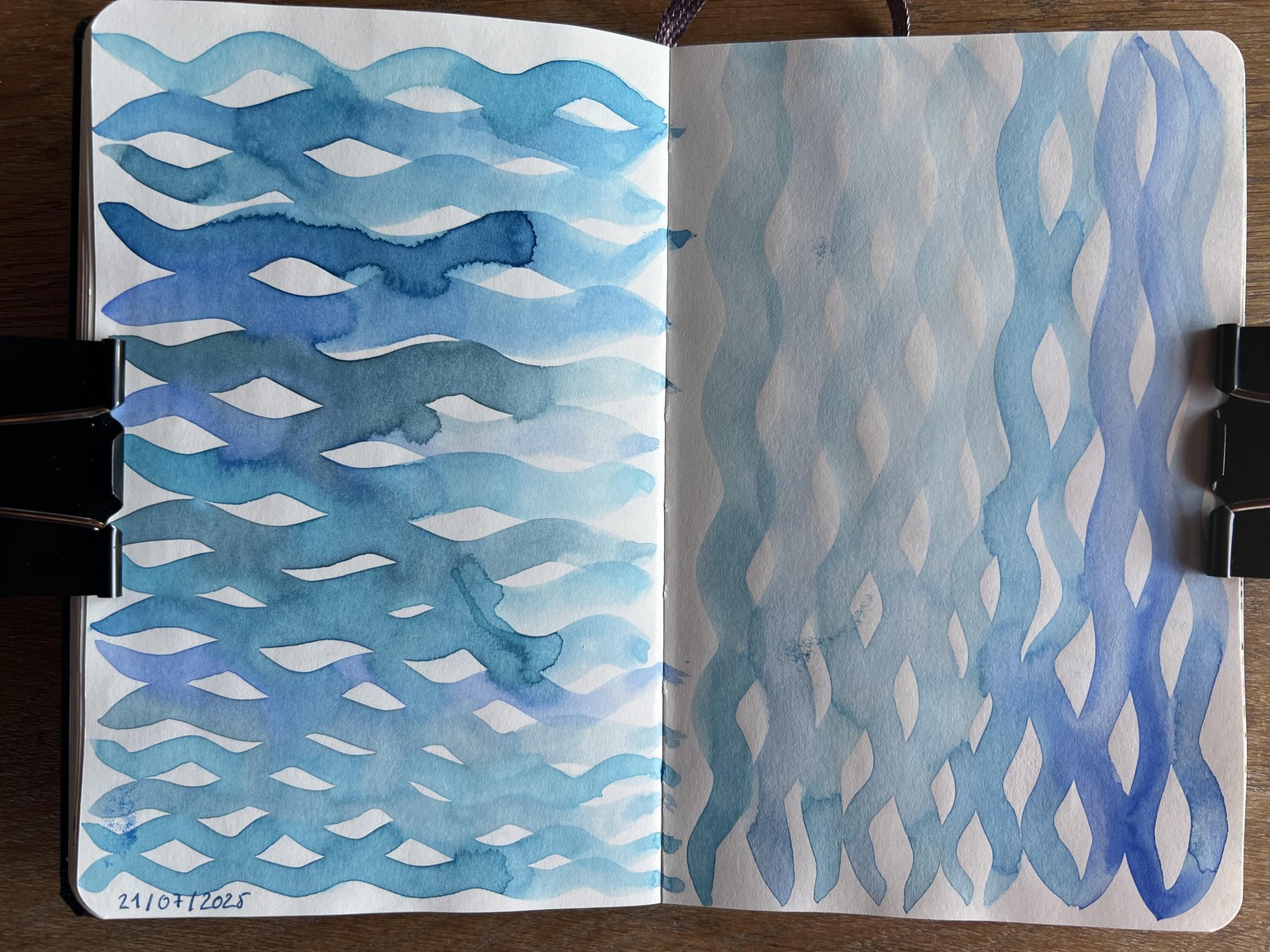 Watercolor patterns - image 1 - student project
