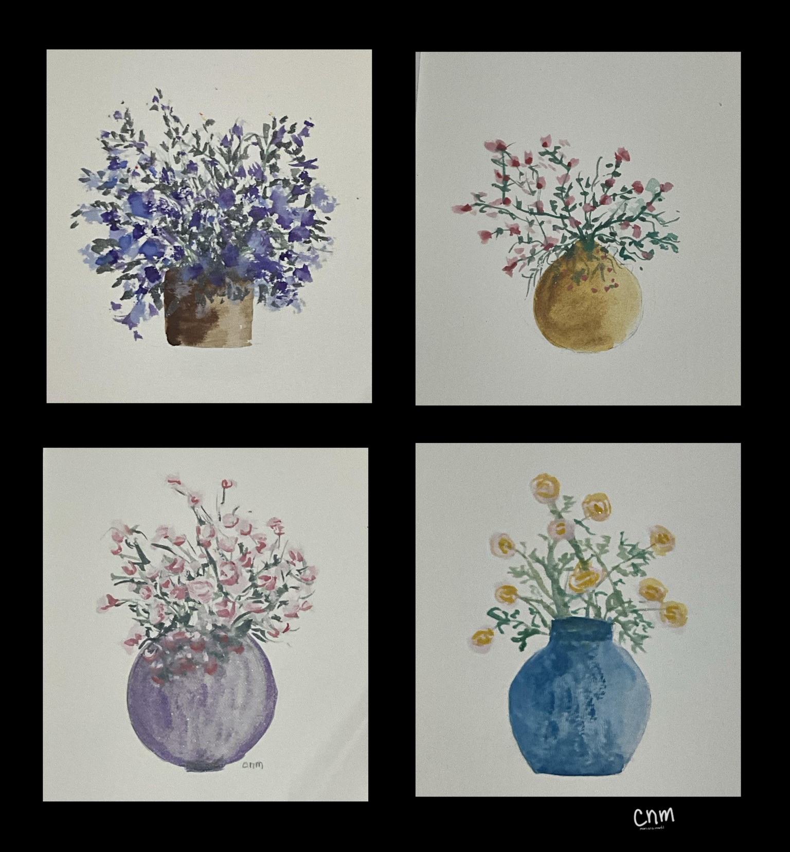 Loose floral painting - image 1 - student project
