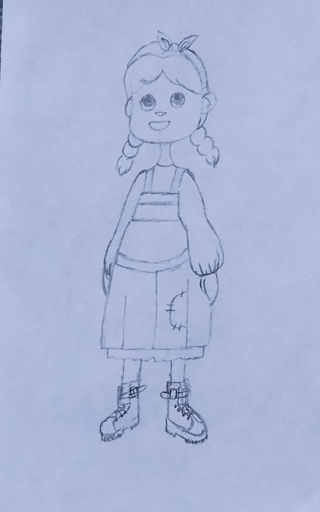 Girl with a stuffed animal and her different facial expressions - image 2 - student project