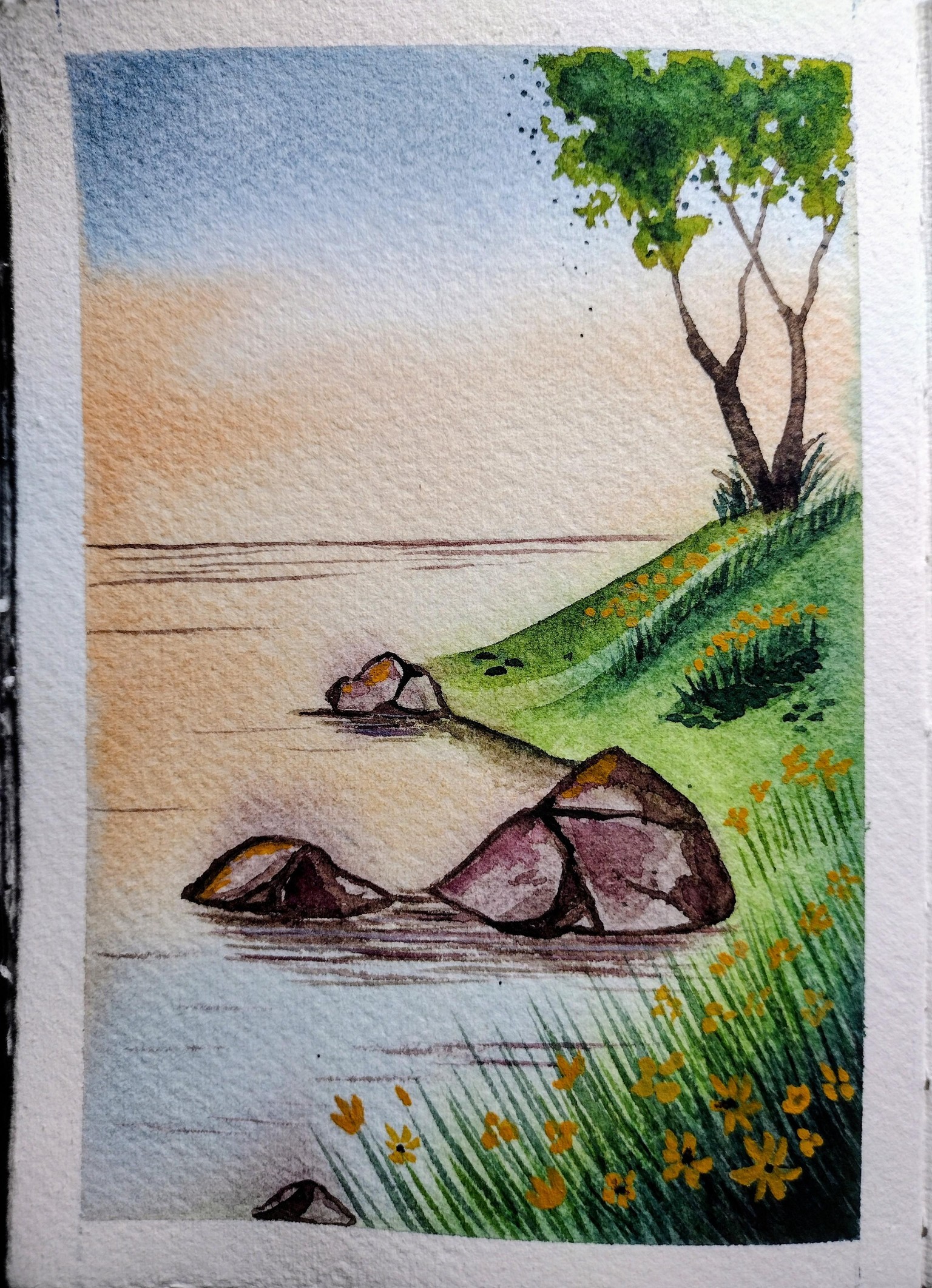 Nature In watercolor Projects - image 12 - student project