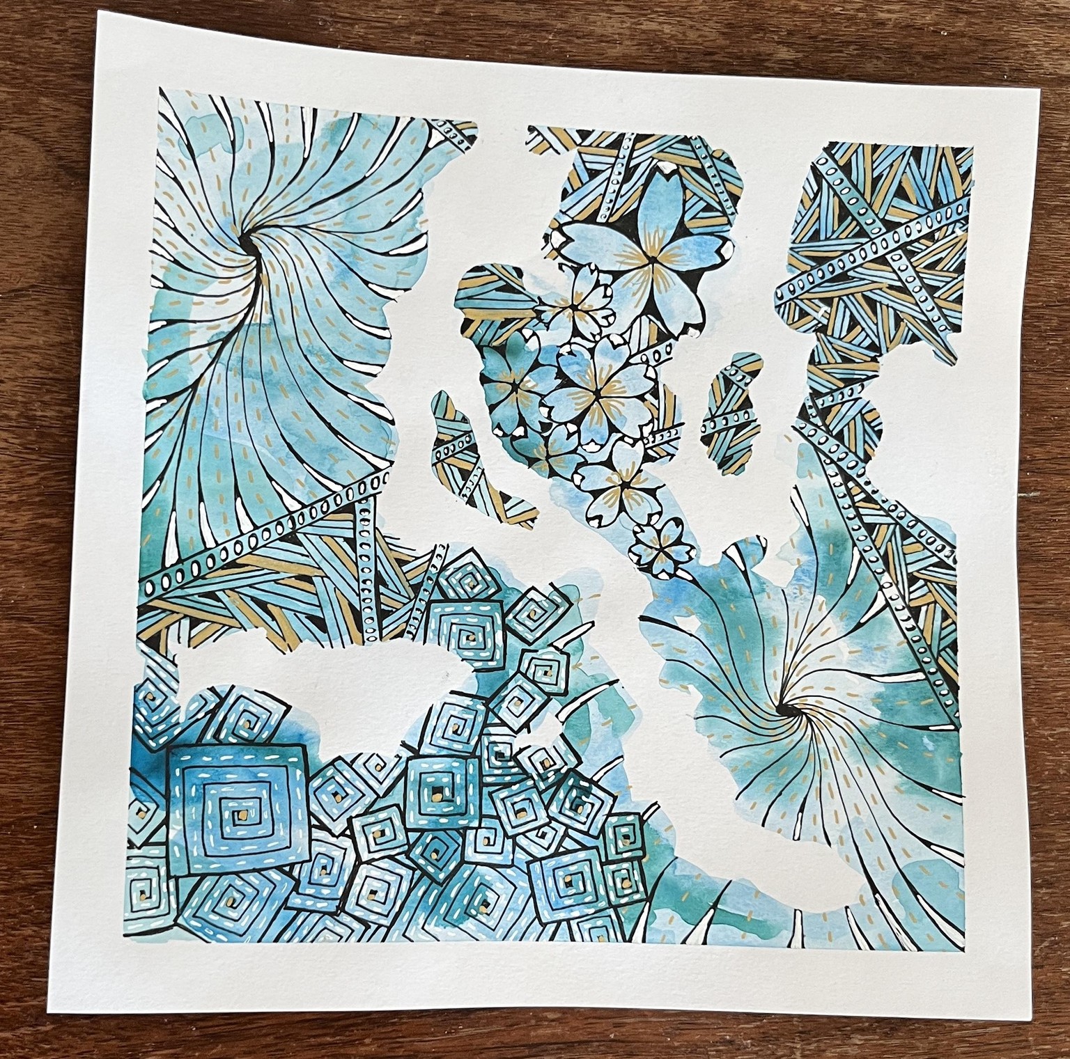 Blue maptangle - image 1 - student project