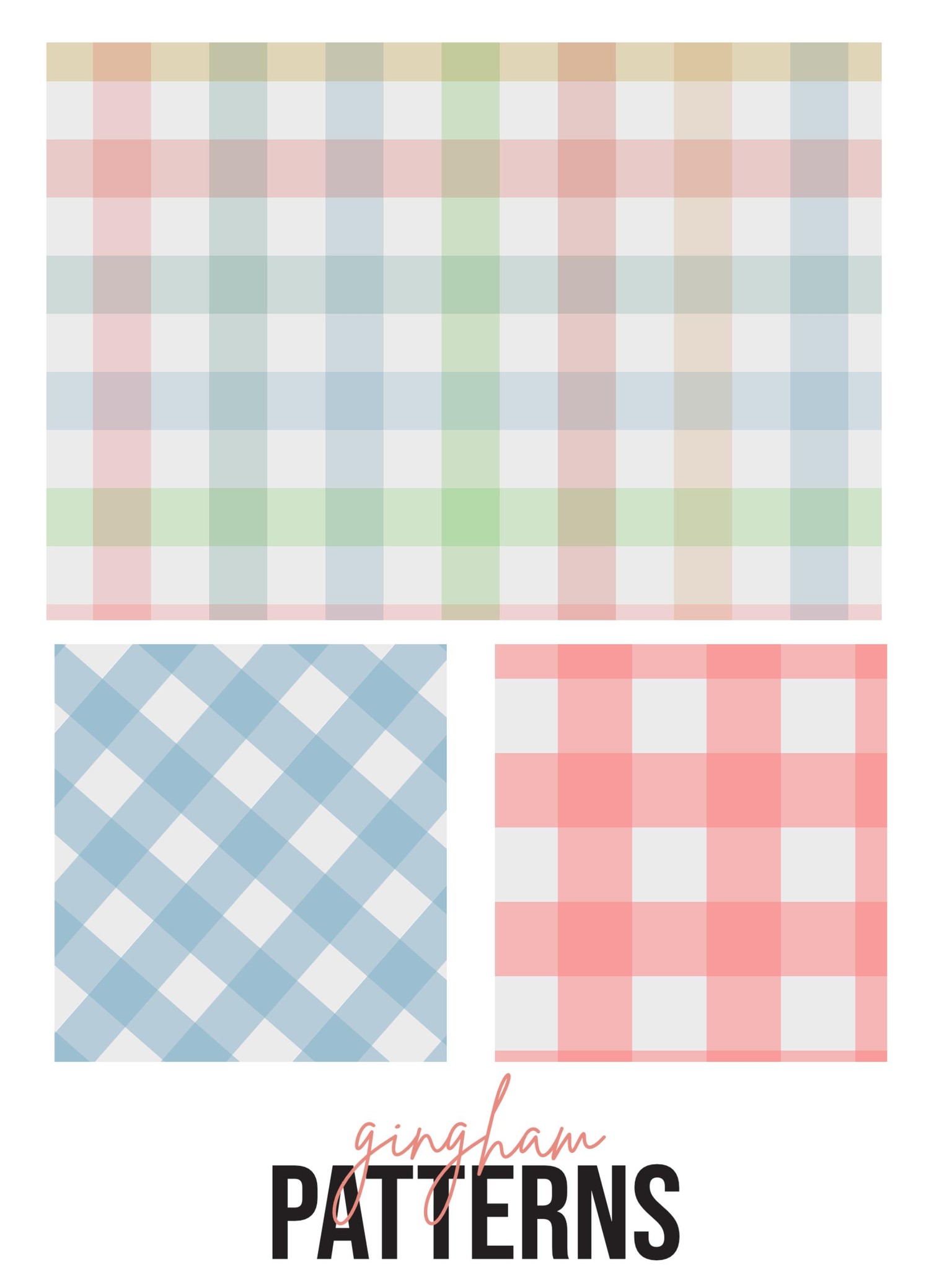 Gingham patterns - image 1 - student project