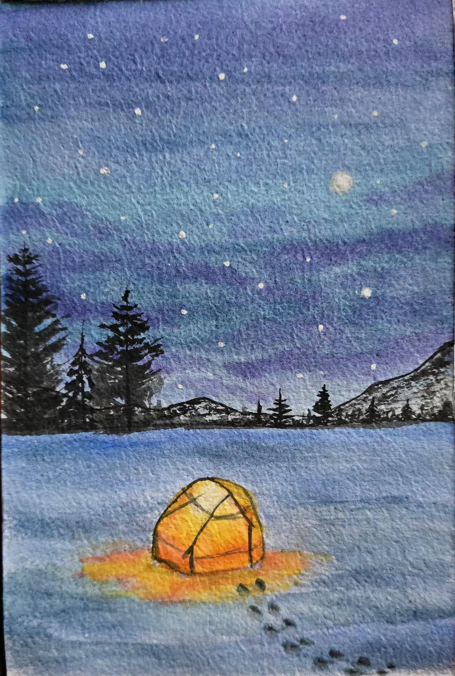 30 days of Unwinding with watercolour - image 17 - student project