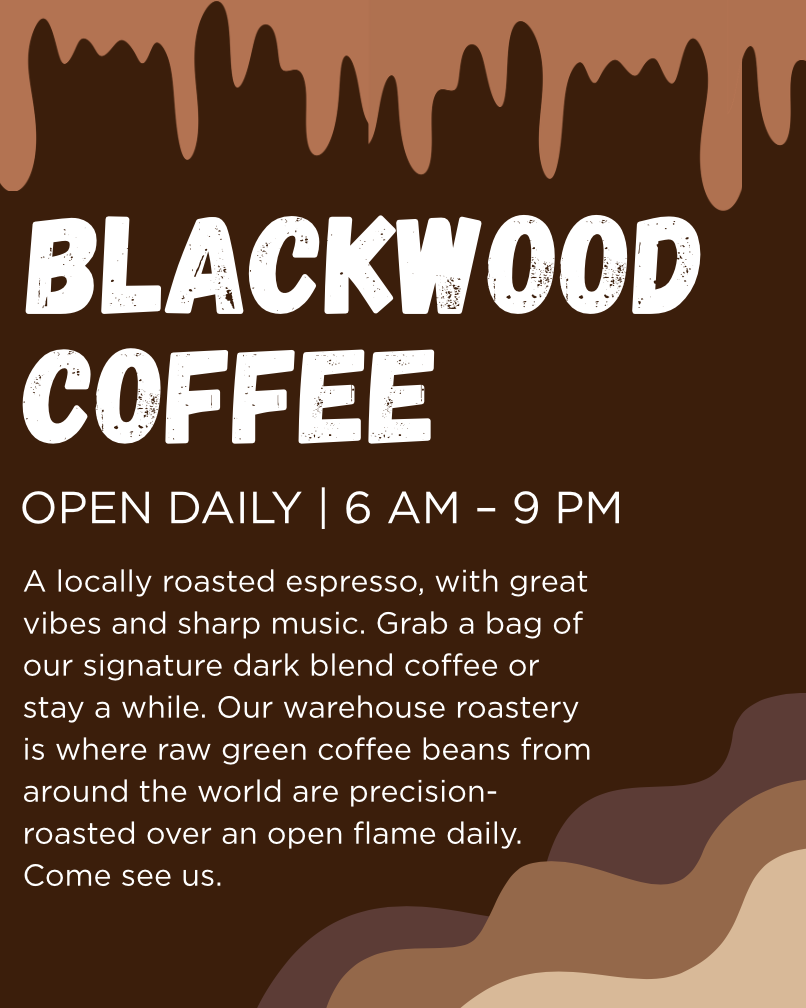 Blackwood Coffee Page Design on Canva! - image 1 - student project