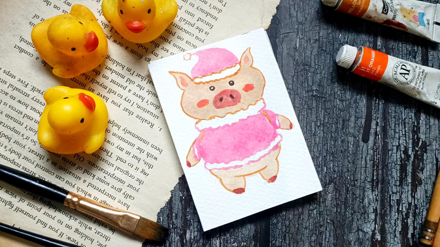 Cute little cozy pigs - image 8 - student project