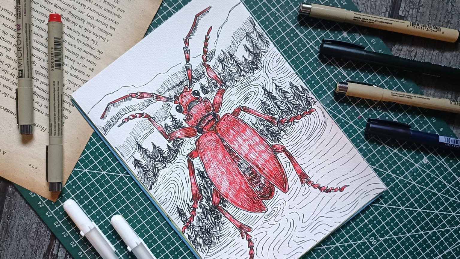 Inky insects - image 6 - student project