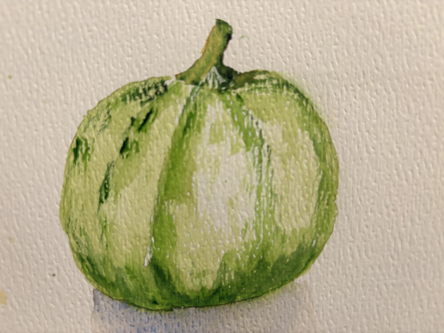 Watercolor pumpkins with Olga - image 3 - student project
