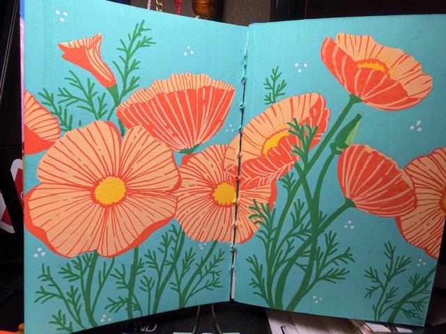 Lemon Verbena & Poppies - image 2 - student project