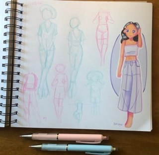 My 3 Days Of Sketching! ✨ - image 1 - student project