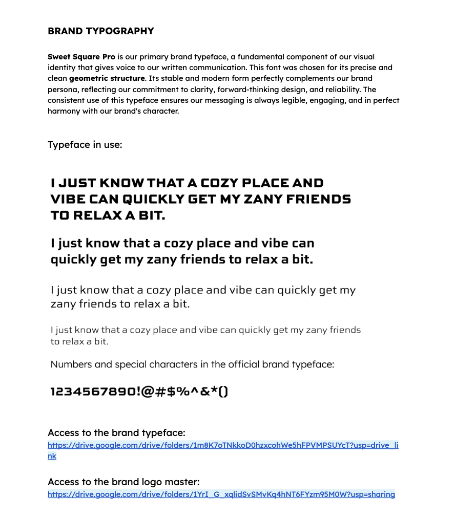 Visual System Guidelines Doc - image 3 - student project