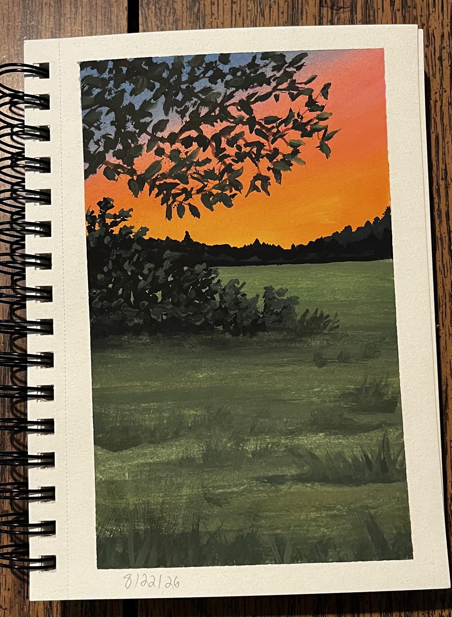 Gouache landscapes - image 7 - student project