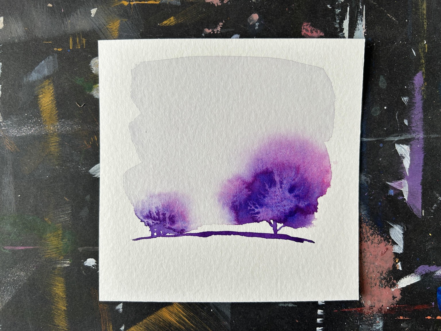 Loose Watercolor Landscapes - image 2 - student project