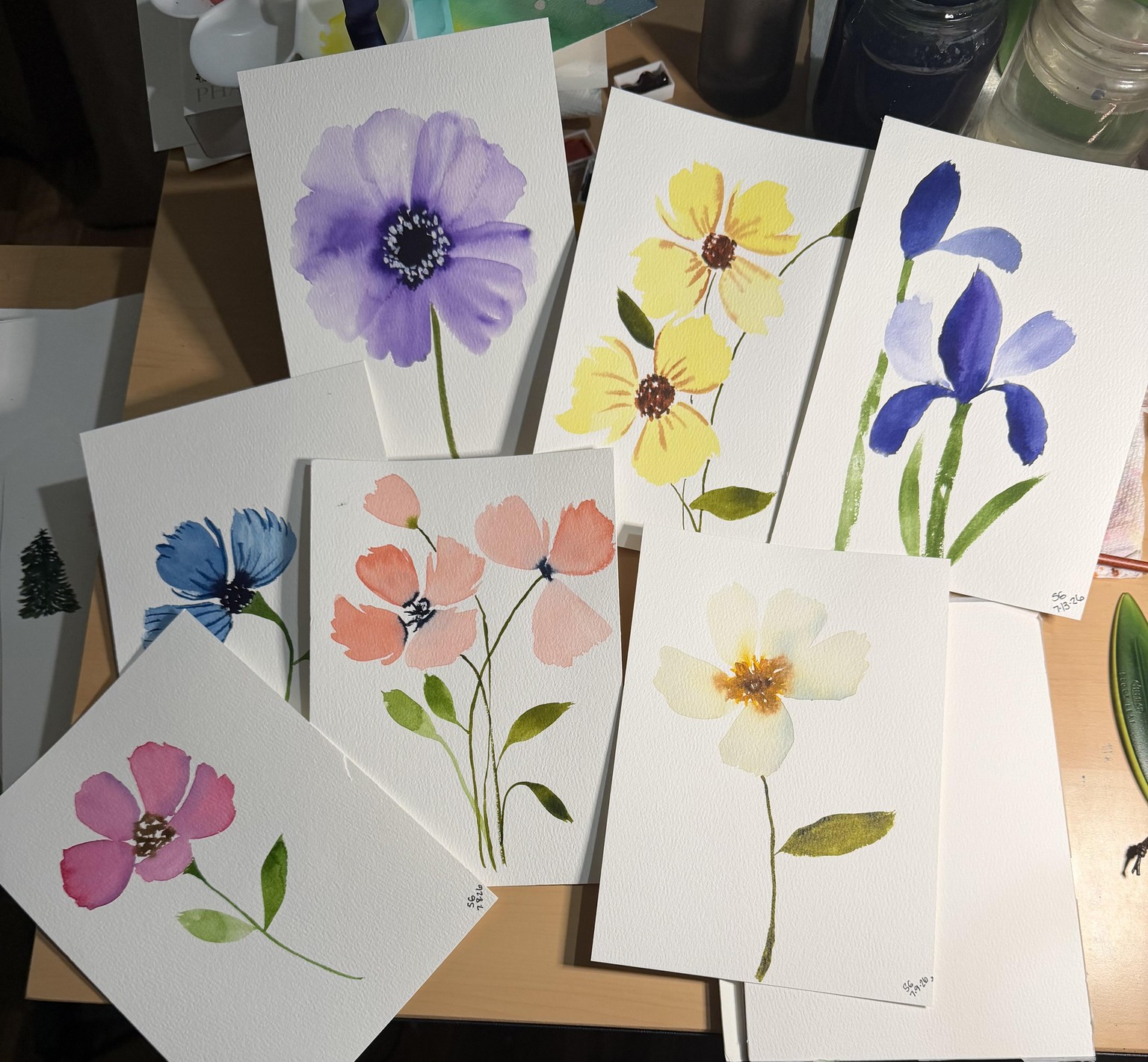 Beautiful Loose Florals - image 2 - student project