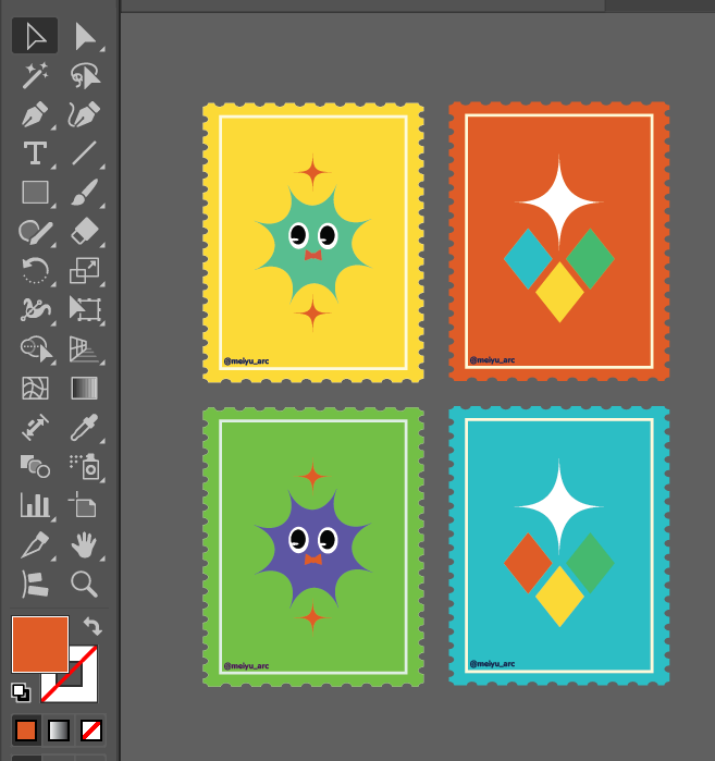 Geometric Shapes Stamp Exercise - image 1 - student project
