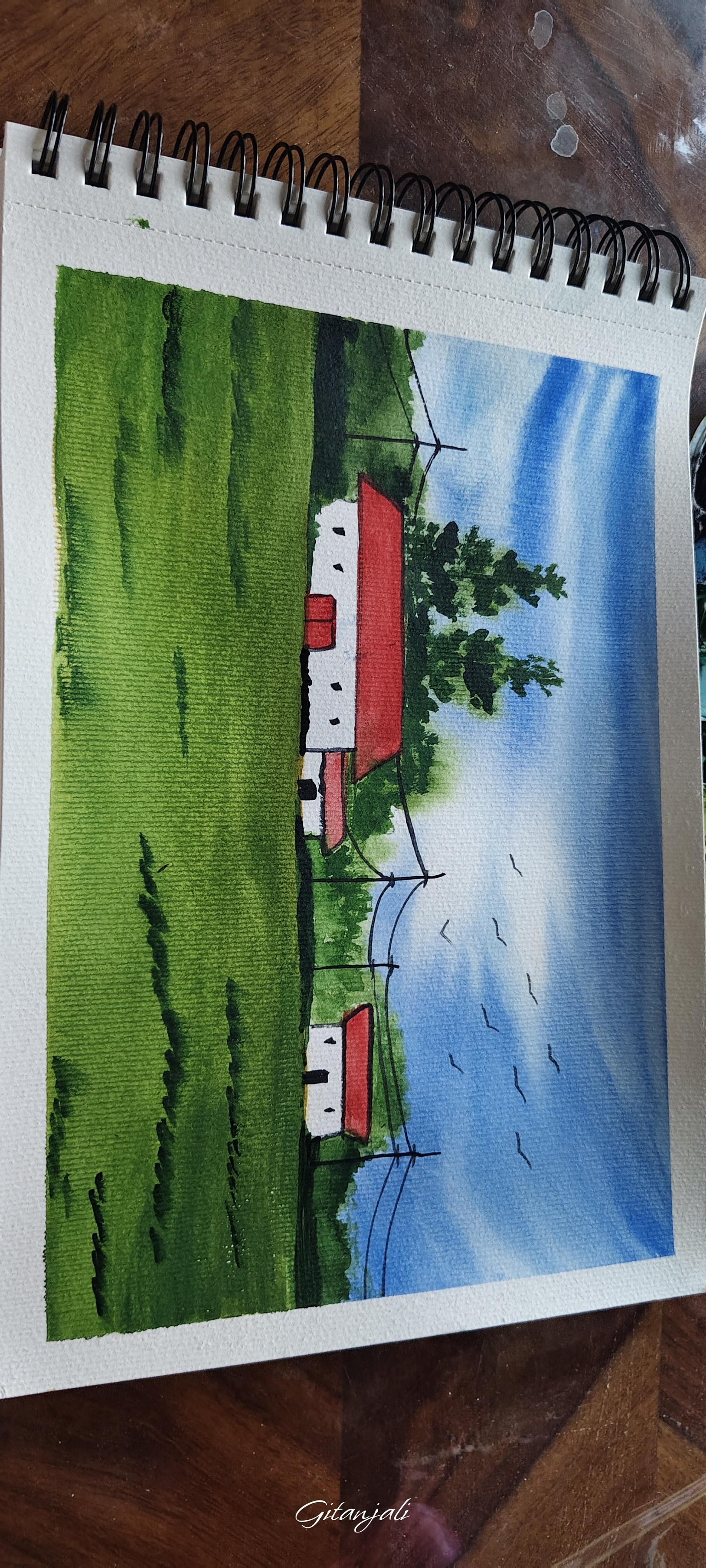 Village scene - image 4 - student project