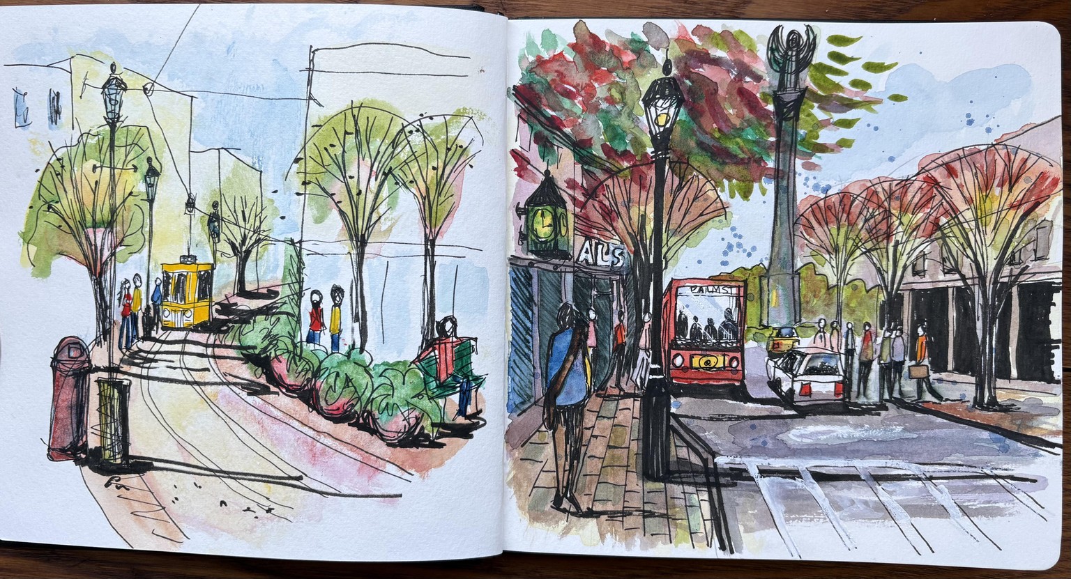 Two street scenes - image 1 - student project