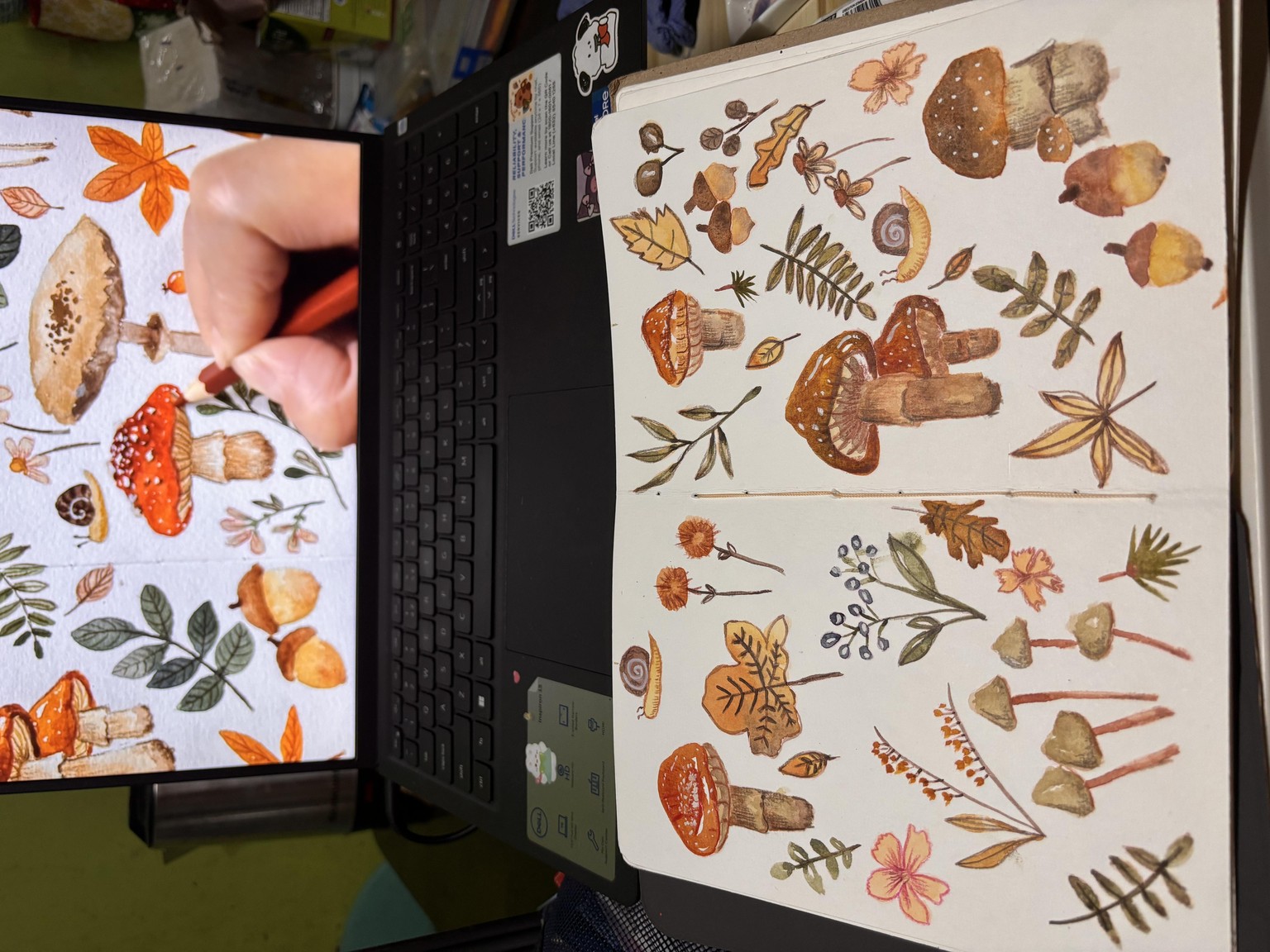 Autumn painting - image 4 - student project