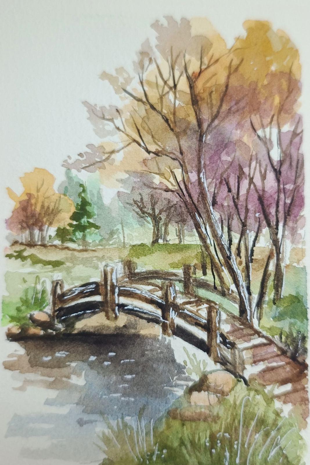 Paintings in a sketch book - image 1 - student project