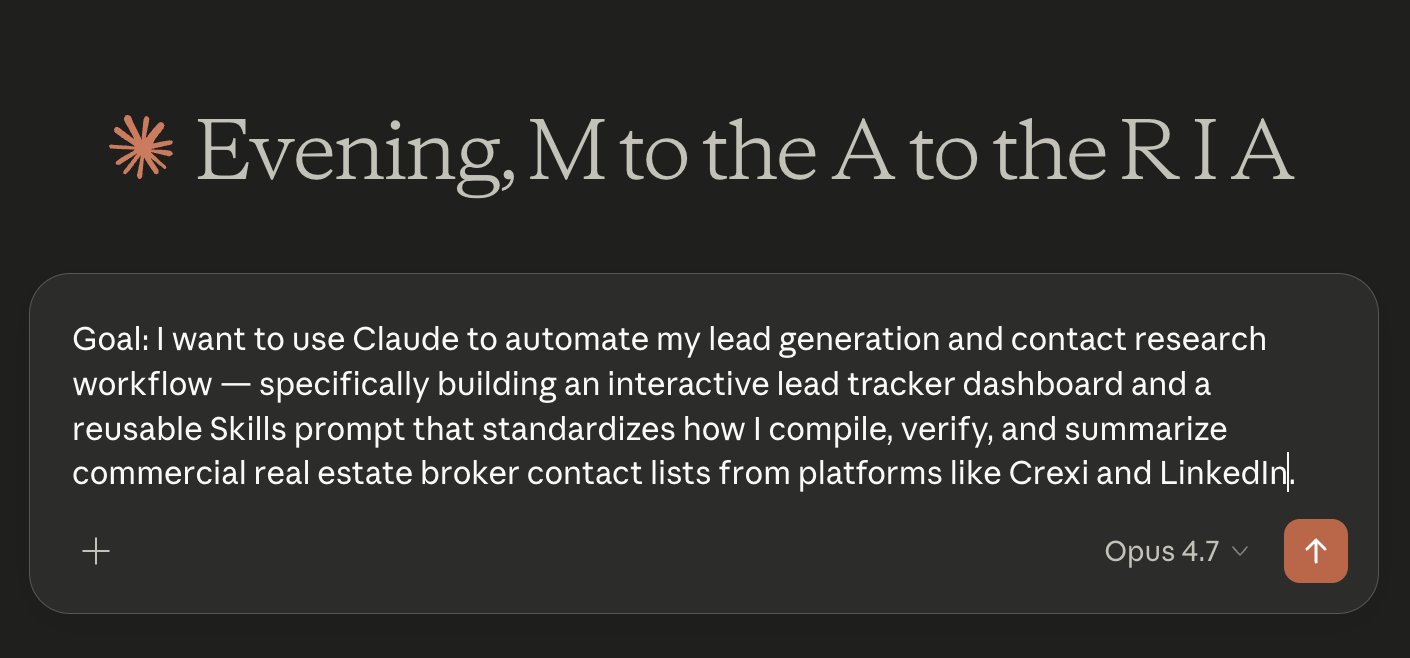 Automating My Lead Research Workflow with Claude: Artifacts & Skills in Action - image 1 - student project