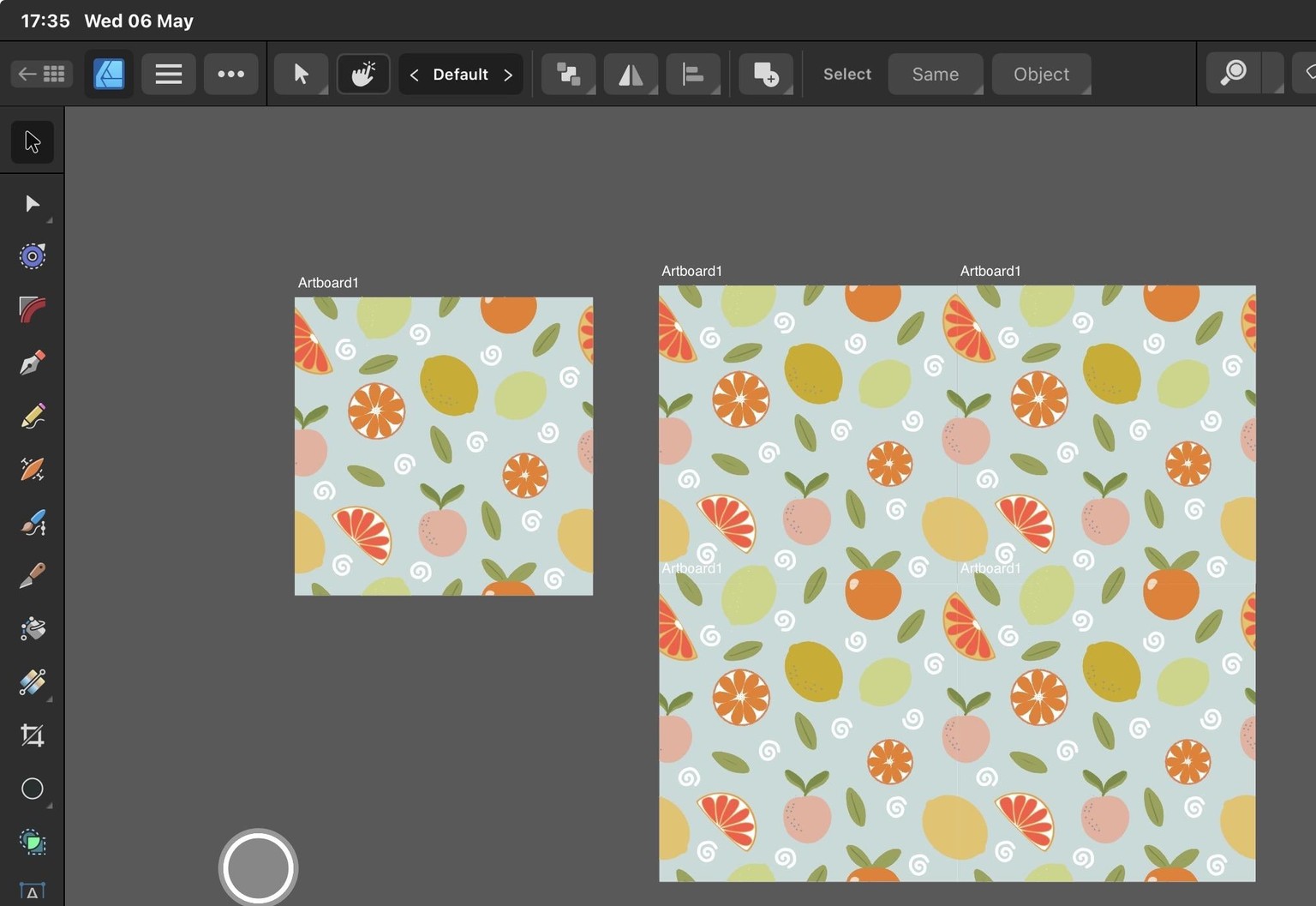 Citrus seamless pattern - image 1 - student project