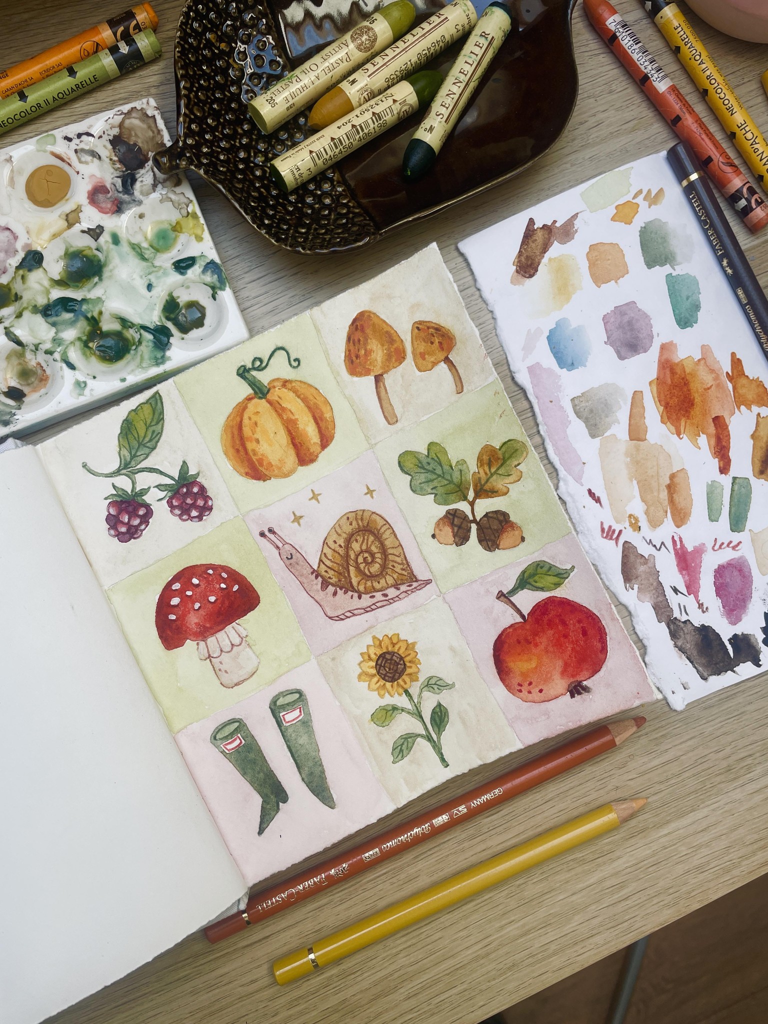 Day one - Autumn Garden - image 1 - student project
