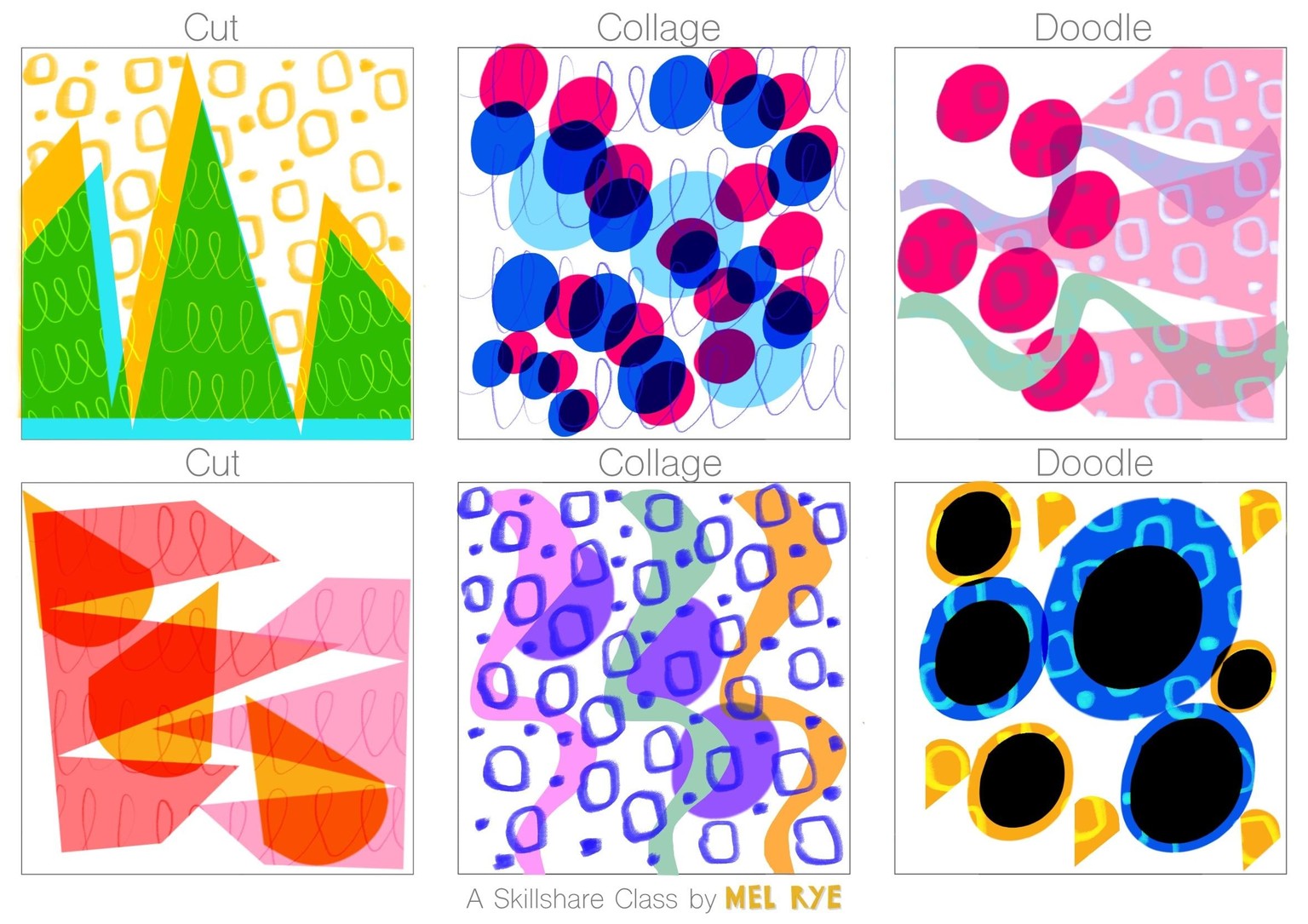 Cut, Collage and Doodle before and after - image 1 - student project