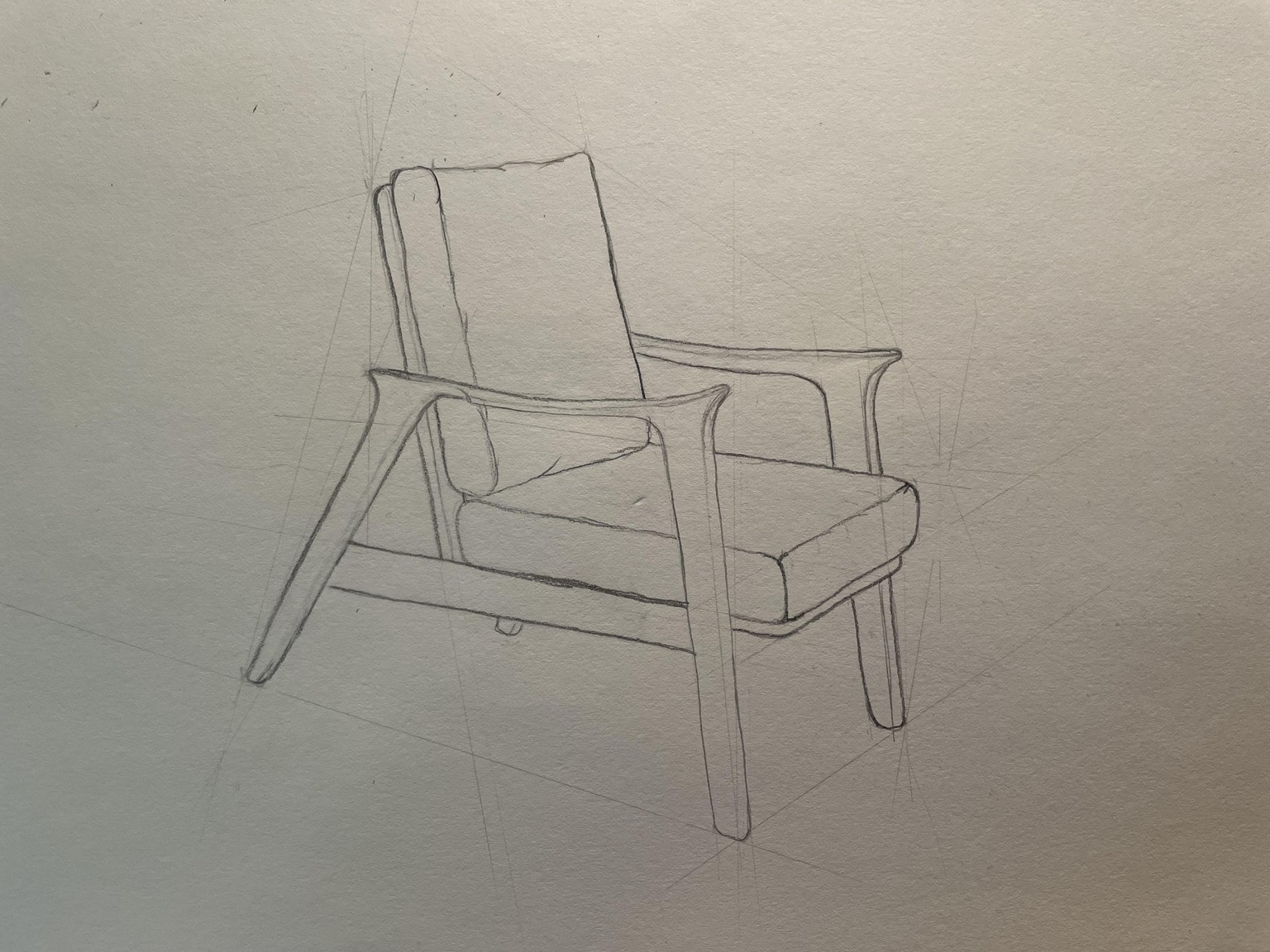 Mid Century Modern Chair - image 1 - student project