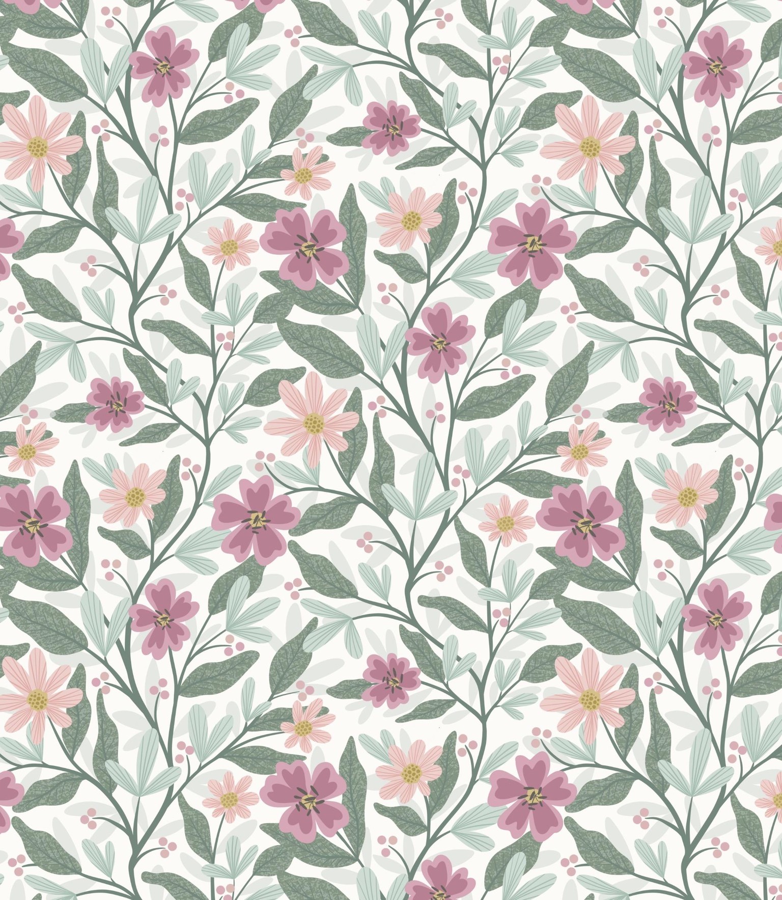 Fun Trailing Floral Pattern - image 1 - student project