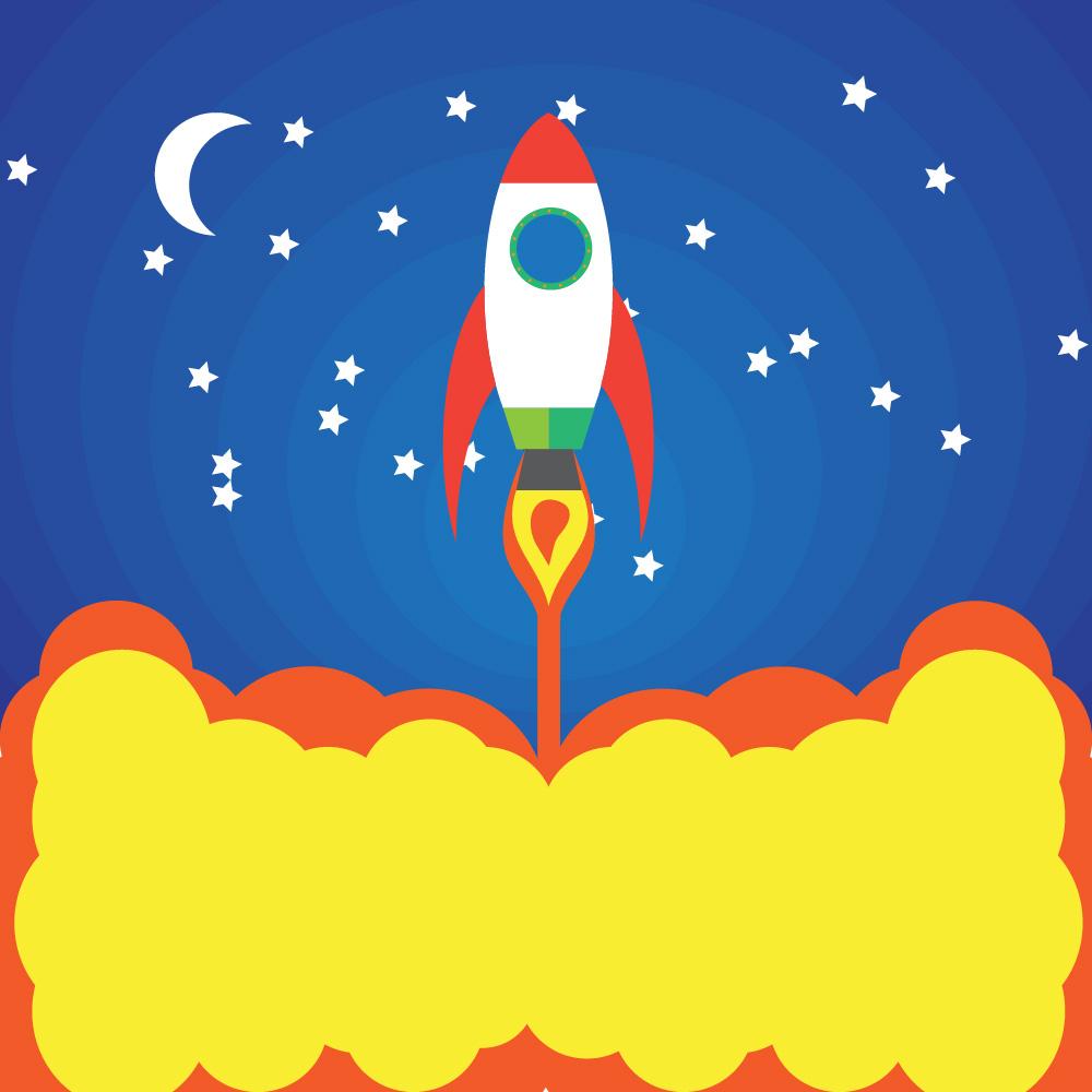 Rocket Illustration - image 1 - student project