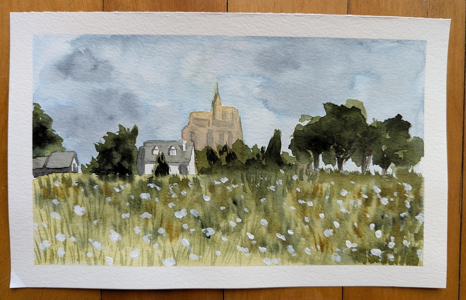 Mont-Saint-Michel Abbey Landscape - image 1 - student project