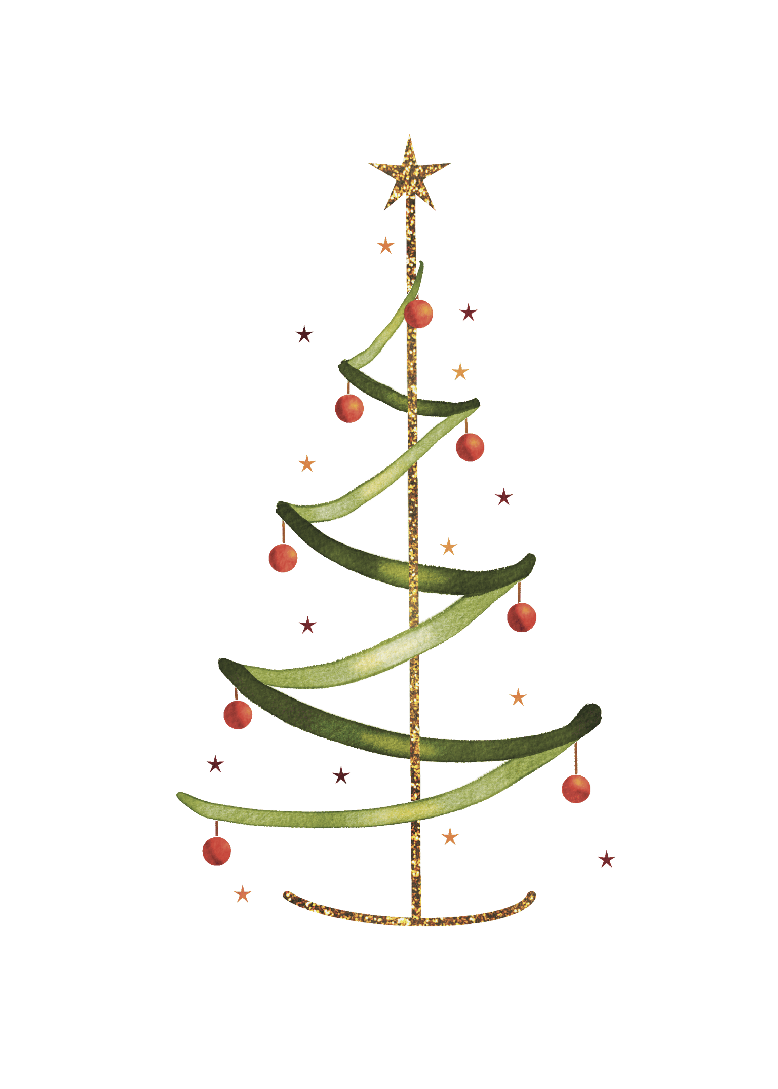Christmas watercolors - image 1 - student project