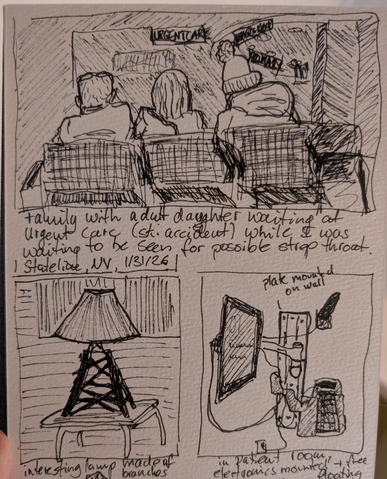 Sketching from trip through town - image 1 - student project