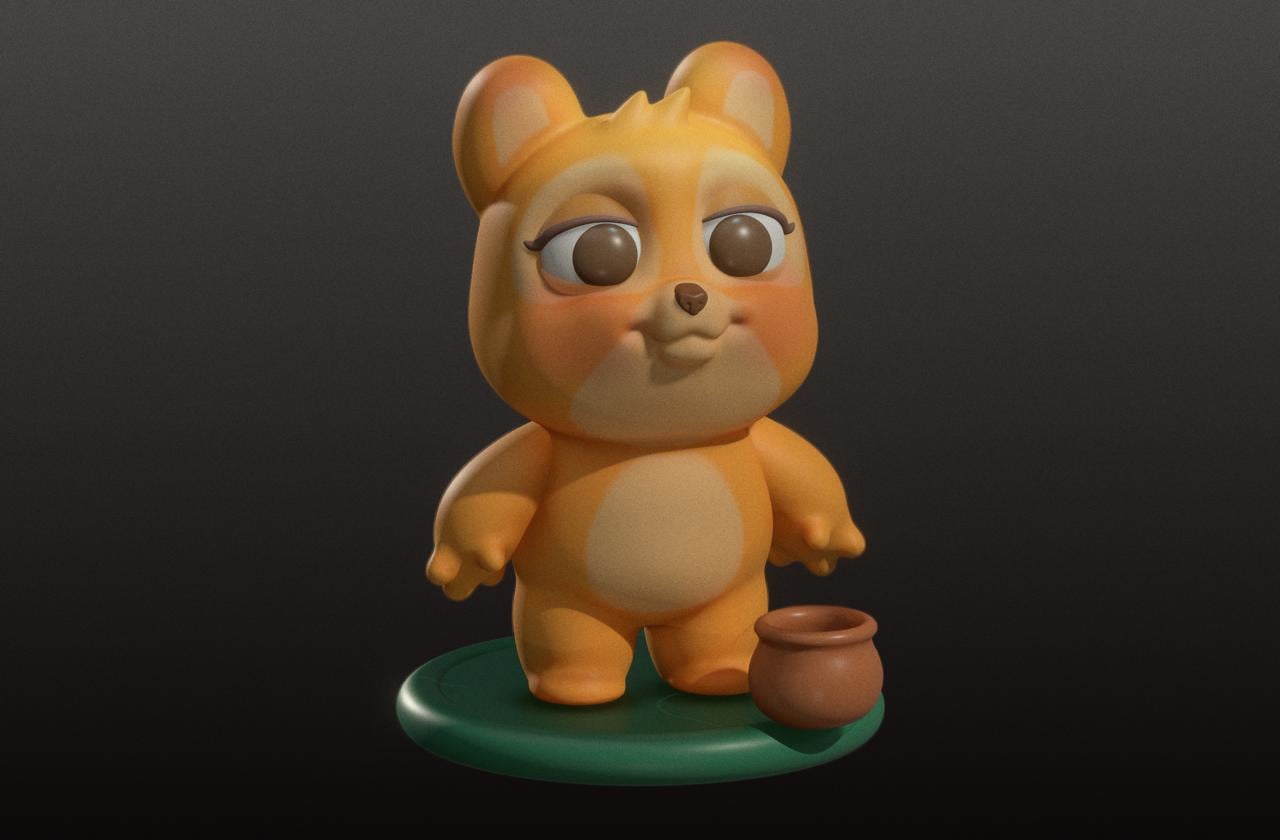 chill bear :) - image 2 - student project