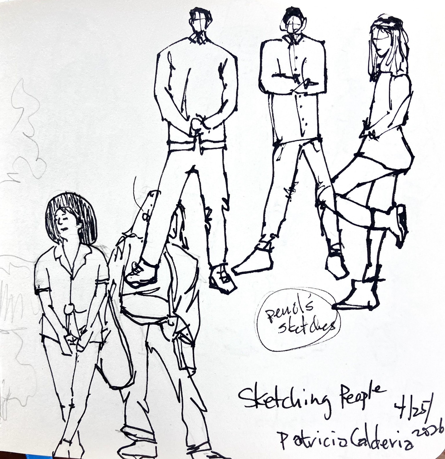 Sketching Everyday People - image 1 - student project