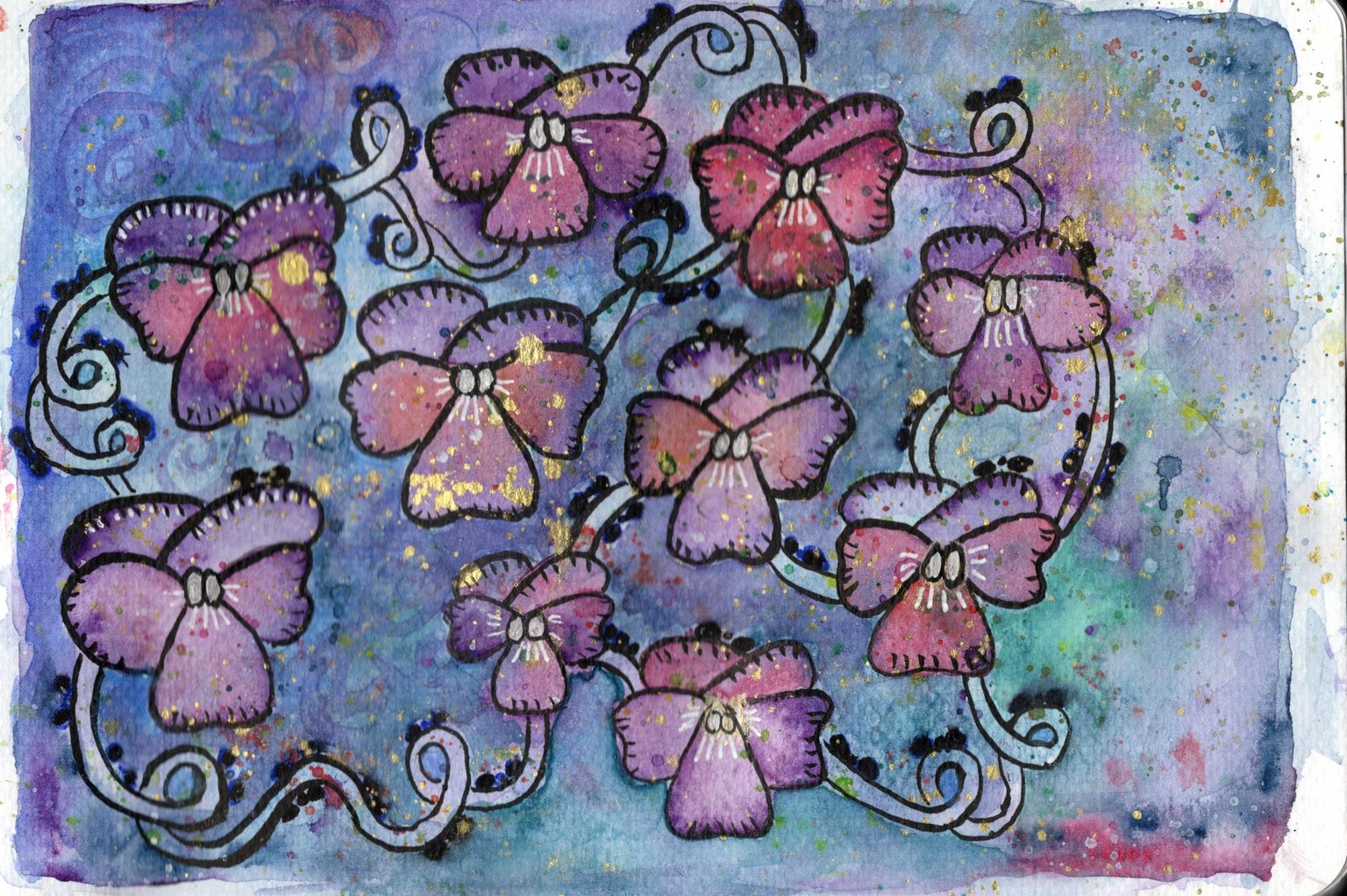Pansies - image 3 - student project