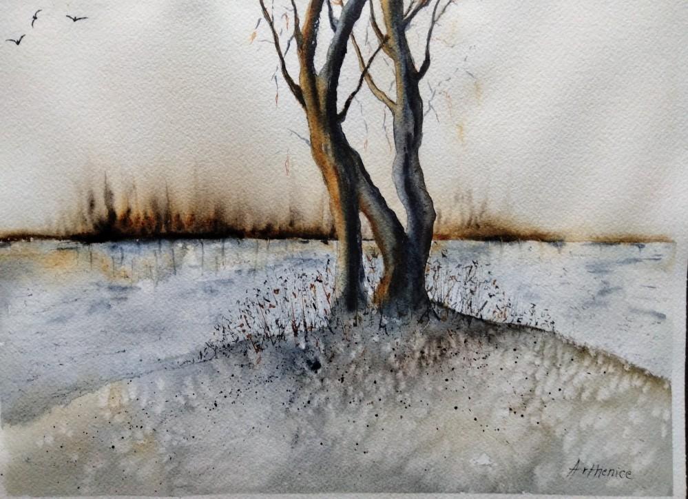 SEMI ABSTRACT LANDSCAPE - image 1 - student project