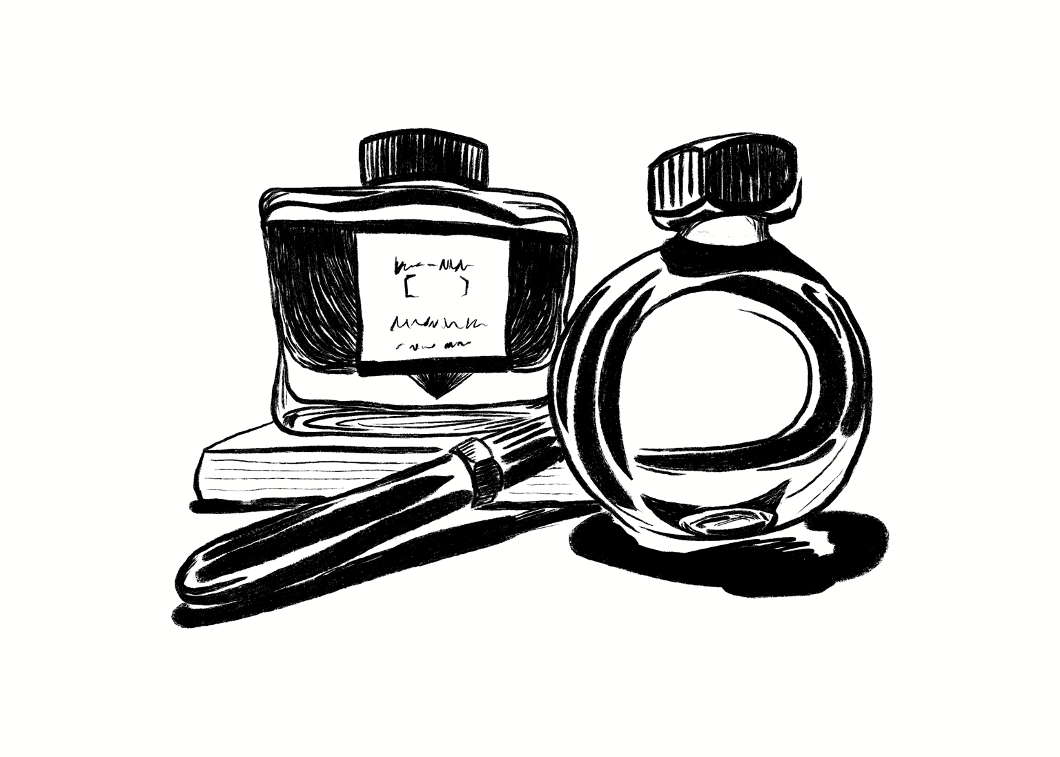 Pen and ink(s) - image 1 - student project