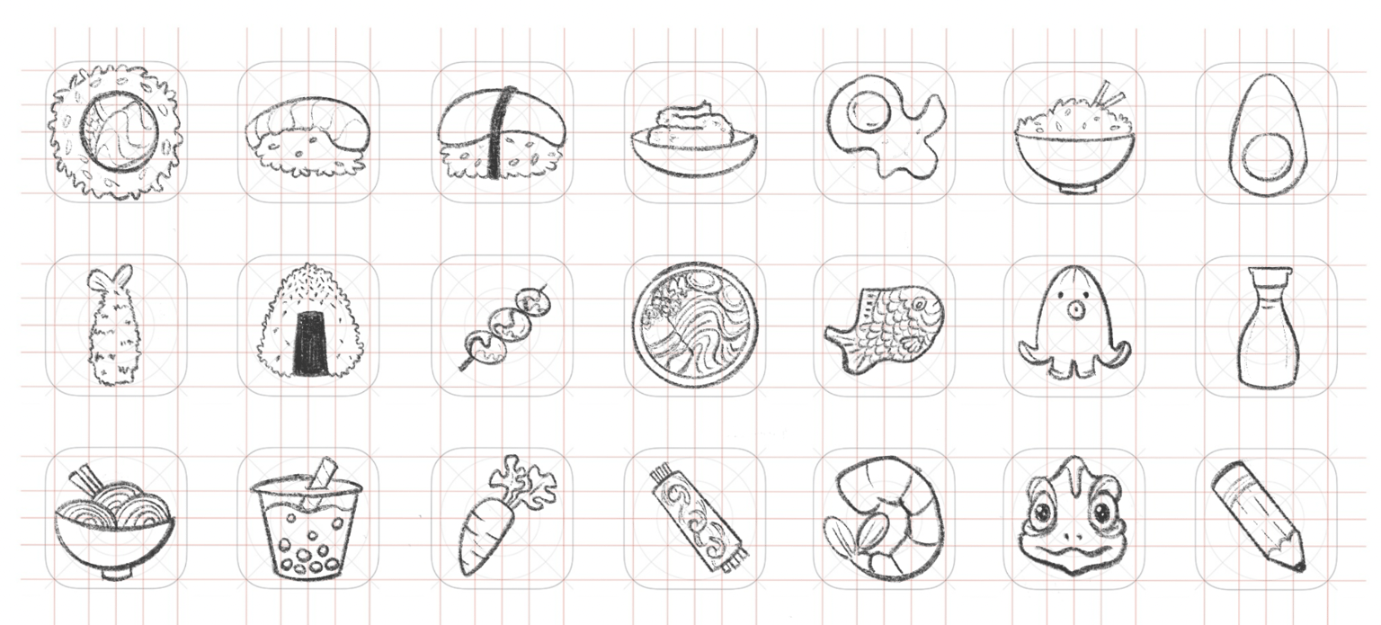 Food Icons - image 1 - student project