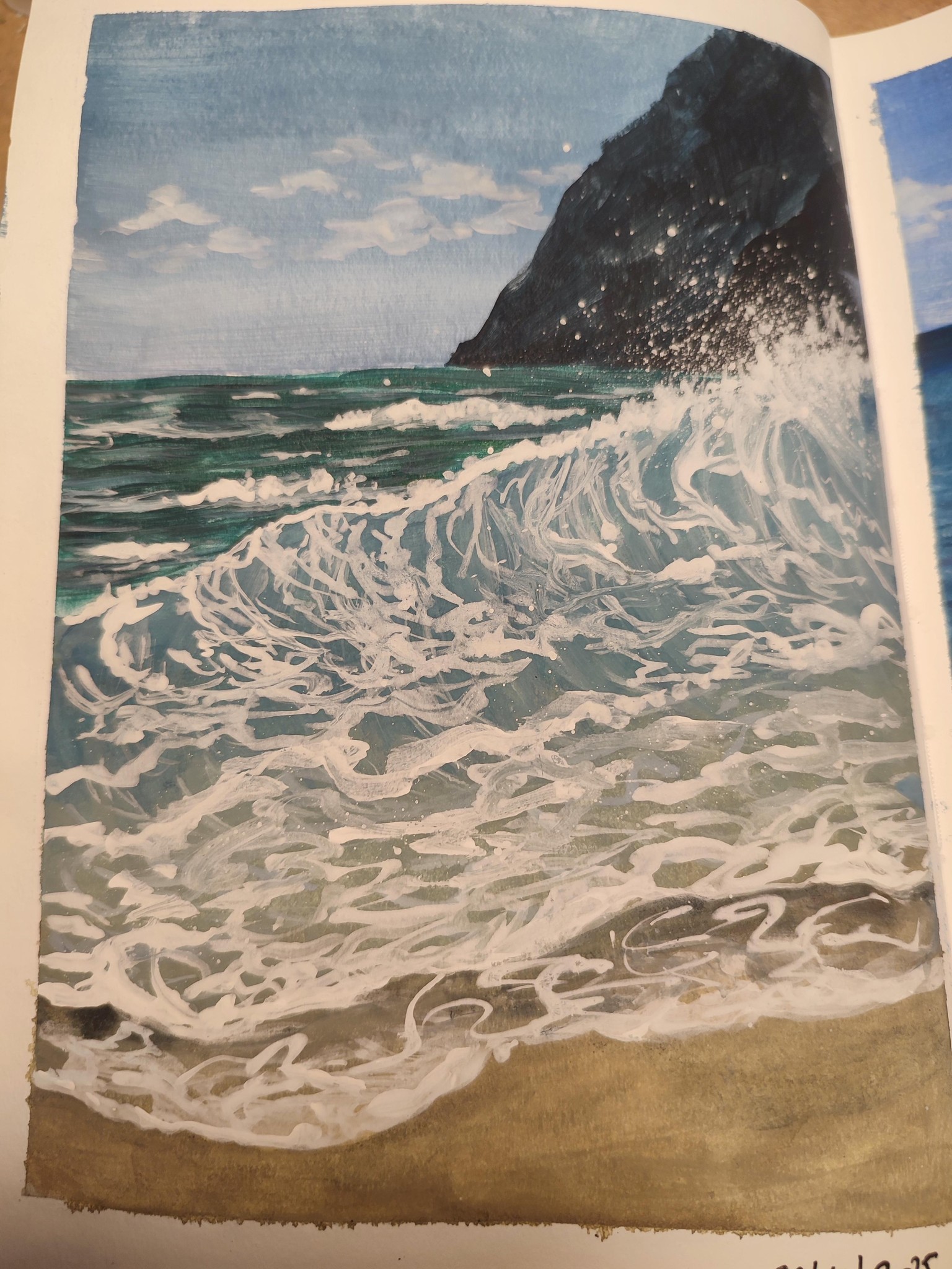 Ocean waves - image 3 - student project