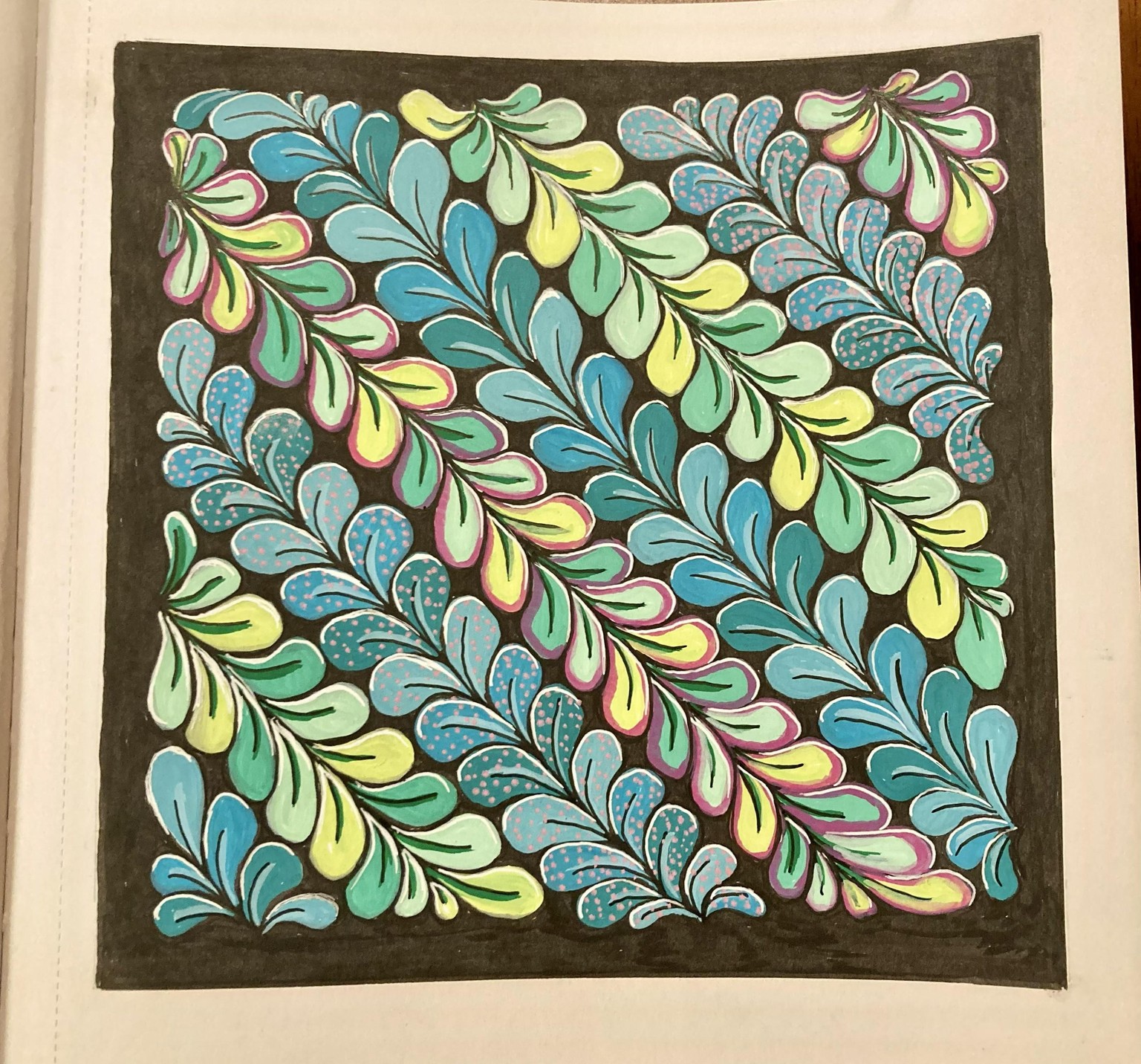 Mindful Drawing: Zendoodles - image 4 - student project