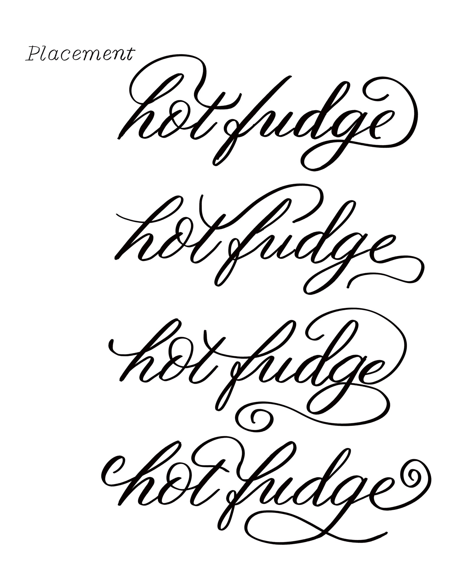 My practice with flourishes - image 2 - student project