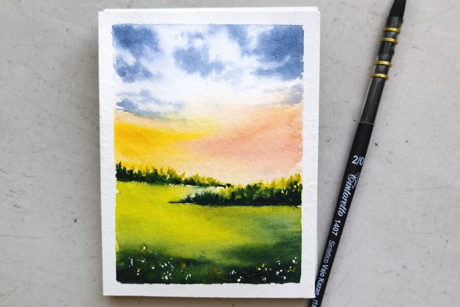 Watercolor Spring Challenge - Paint with me in 15 Minutes - image 1 - student project